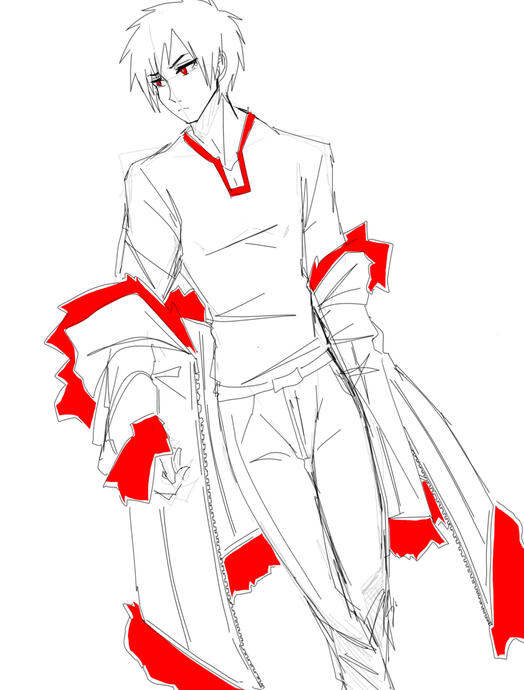 Sketch single character for 15 usd example