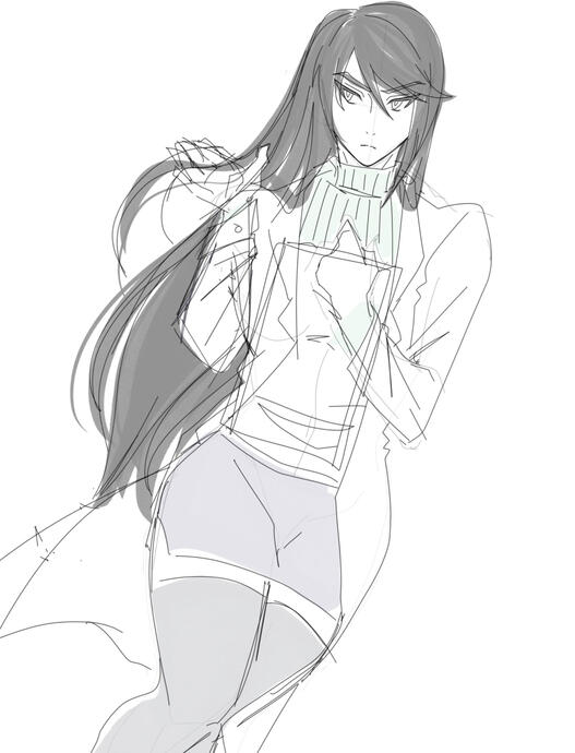 Sketch single character for 15 usd example